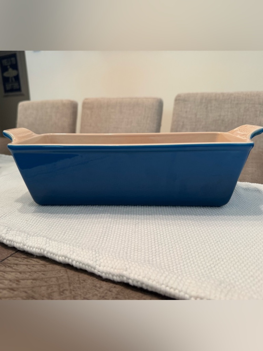 Le Creuset Loaf Pan. Marseille Blue. Super condition.